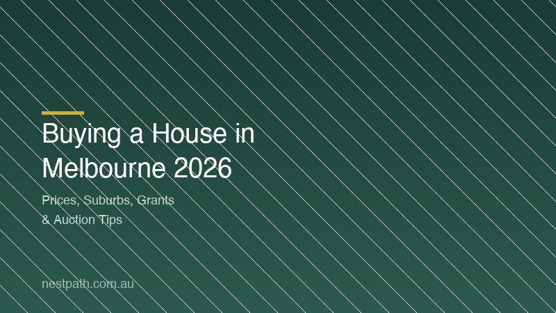Buying a House in Melbourne — First Home Buyer Guide 2026
