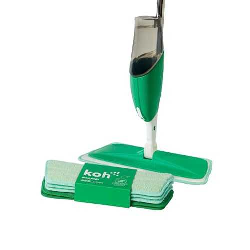 Koh Spray Mop System, 5 Reusable Pads