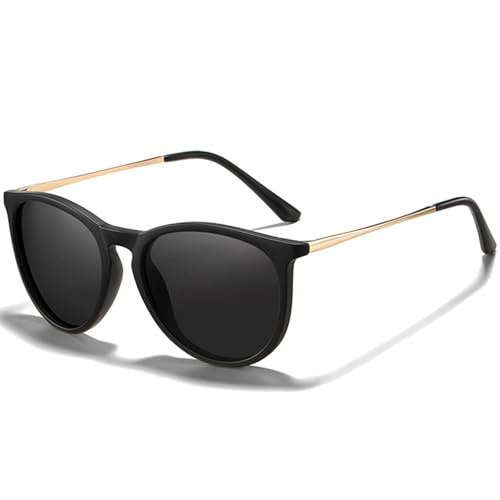 CIKJUK Kids Polarised Mirrored Round Sunglasses
