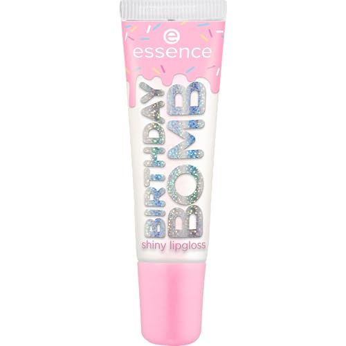 essence BIRTHDAY BOMB shiny lipgloss 01 Cake My Day
