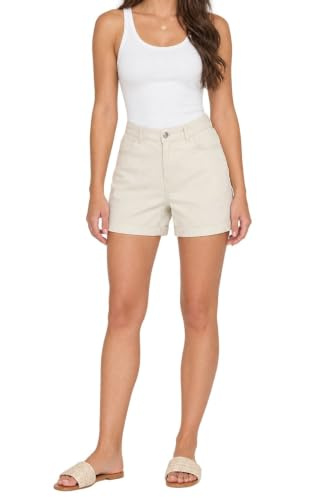 ONLY Women's Vega Mom Denim Shorts