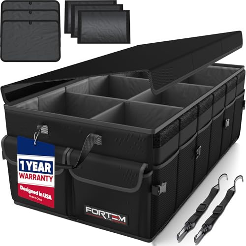 FORTEM 85L Car Boot Organiser
