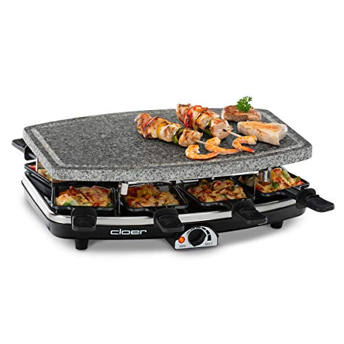 Cloer 6430 Raclette Grill with Natural Stone
