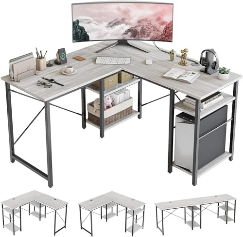 Bestier L-Shaped Computer Desk