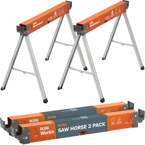 BORA Workhorse X PM-3350T Sawhorse 2 Pack