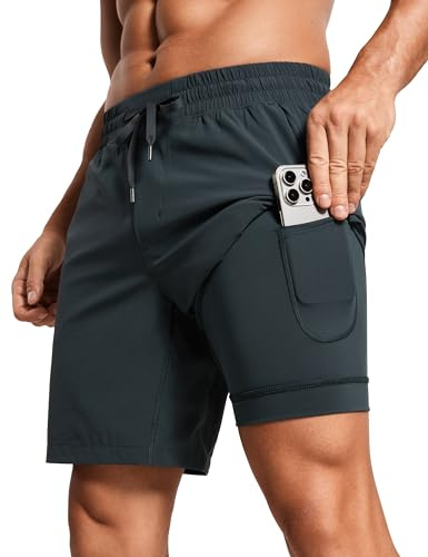 CRZ YOGA 2 in 1 Running Shorts 7 inch