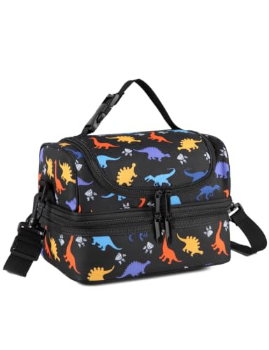 VASCHY Insulated Two Compartment Lunch Bag