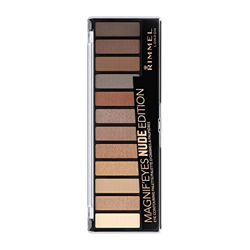Rimmel London Magnif'Eyes 12 Pan Eyeshadow Palette 001 Nude
