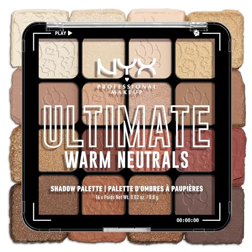 NYX Professional Makeup Ultimate Shadow Palette Warm Neutrals