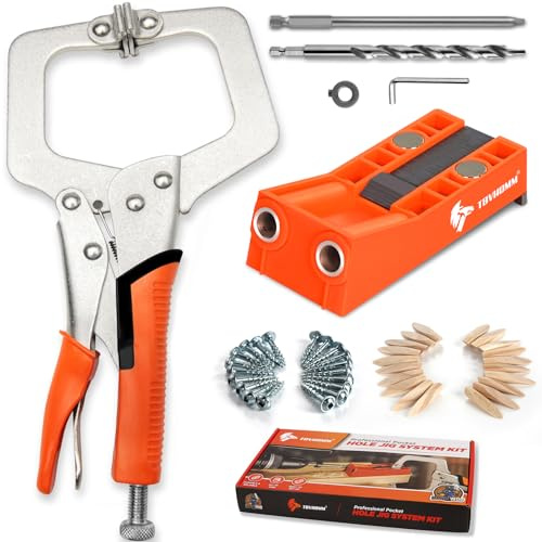 TBVHOMM Pocket Hole Jig System Kit