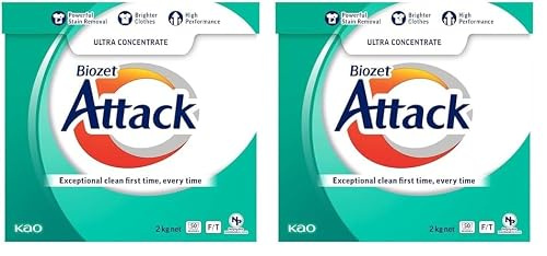 Biozet Attack Regular Laundry Powder 2 x 2kg