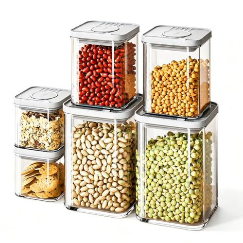 Aupekro 6 Pack Airtight Food Containers
