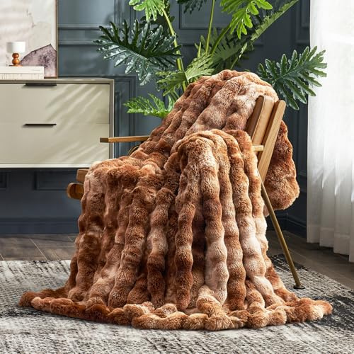 Cozy Bliss Faux Fur Throw Blanket