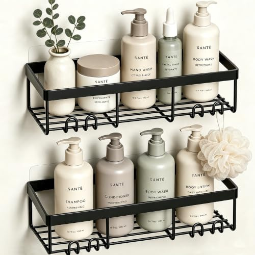 Moforoco Adhesive Shower Shelf (2-Pack)