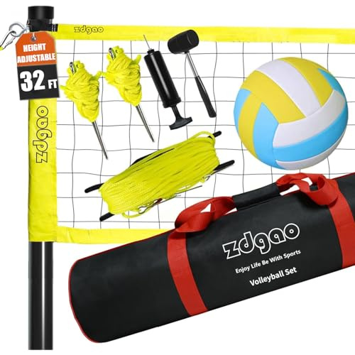 Zdgao Outdoor Portable Volleyball Net System