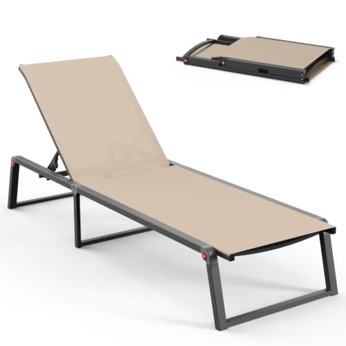 Oasbira Aluminium Chaise Lounge Chair