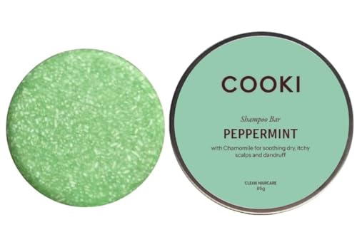 Cooki Peppermint and Chamomile Shampoo Bar 65g