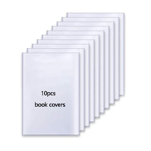 Xfeyaqlo A4 Clear Book Covers, 10 pack