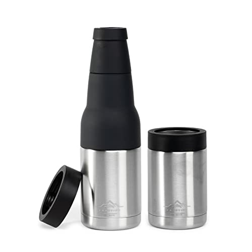 FROSTIFY Silver 3-in-1 Stubby Holder
