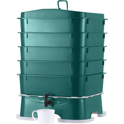 VermiHut Plus 5-Tray Worm Composter