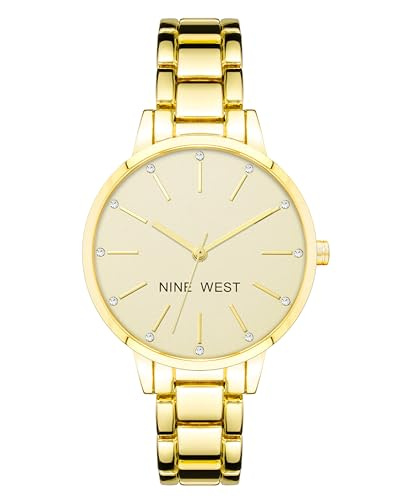 Nine West NW/2098CHGB Bracelet Watch