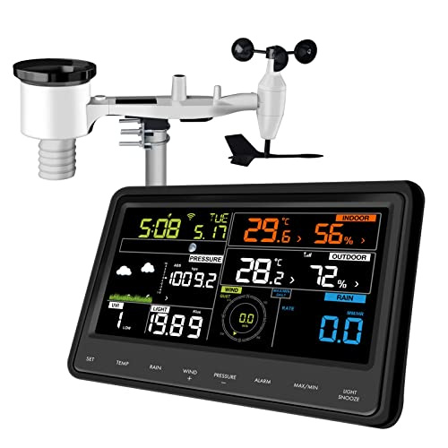 ECOWITT WS2910 Wi-Fi Colour Weather Station (7-in-1 Solar)