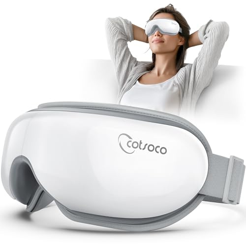 Cotsoco Heated Eye Massager (Foldable, Bluetooth Music)