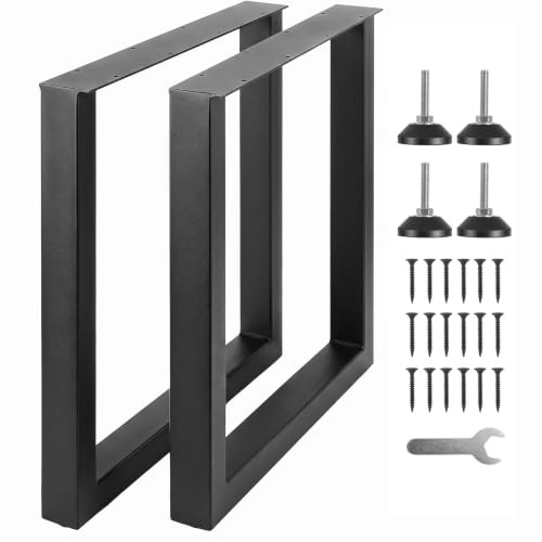 VEVOR 71 x 45cm Square Steel Table Legs