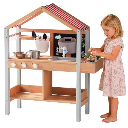 ROBUD Mud Kitchen with Canopy