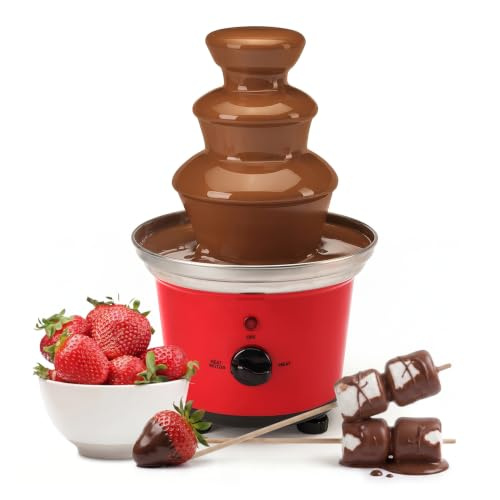 Global Gourmet Belgian Chocolate Fountain Fondue Large Set