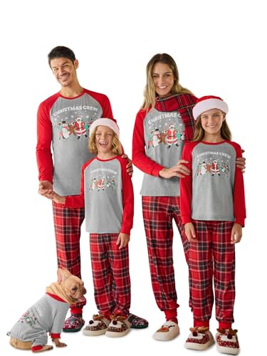 Haloumoning Family Christmas Pajamas Matching Sets