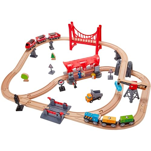 Hape Busy City Train Set