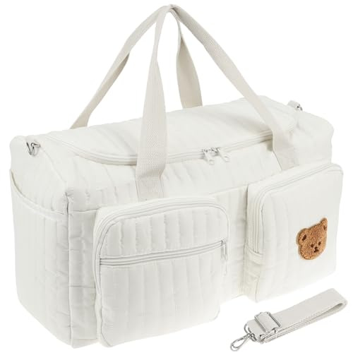 Cute Diaper Bag Hospital Maternity Bag Large Capacity Duffel Tote