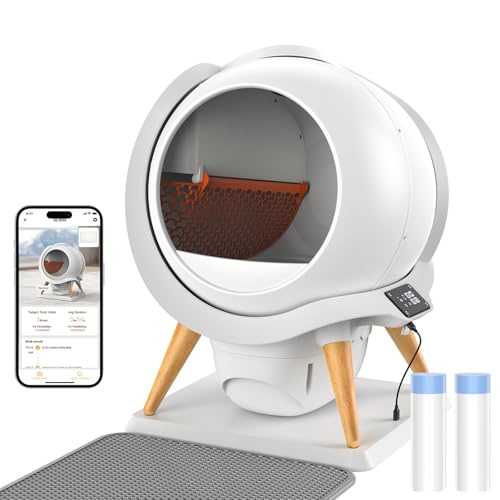 HoneyGuaridan Self-Cleaning Cat Litter Box