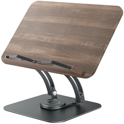 Tounee Book Stand with 360° Swivel Base