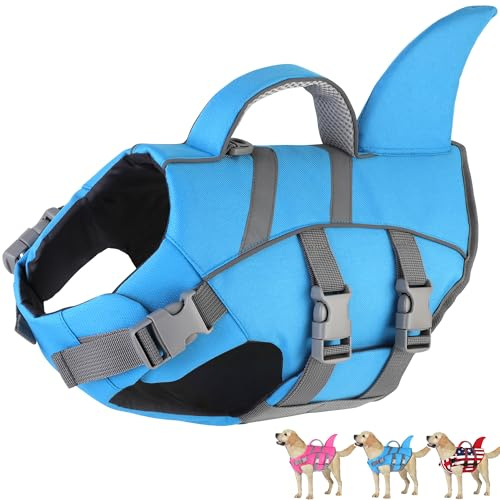 Dogcheer Harness-Style Life Jacket Shark