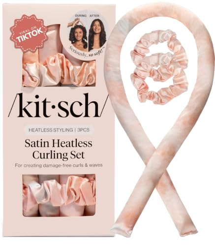 Kitsch Satin Heatless Curling Set