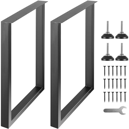 VEVOR 71 x 45cm Square Steel Table Legs