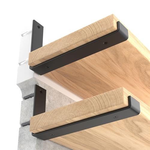 LEOPO 12 Inch Shelf Bracket (6 Pack)