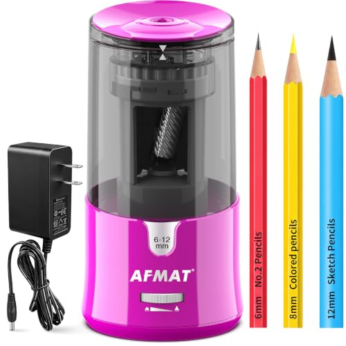 AFMAT PS91 Electric Pencil Sharpener for Coloured Pencils