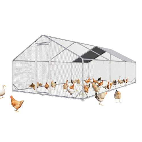 Aoxun Large Metal Chicken Coop