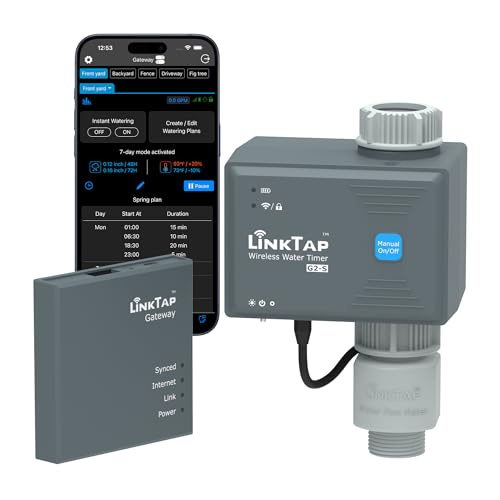 LinkTap G2S Wireless Water Timer + Gateway