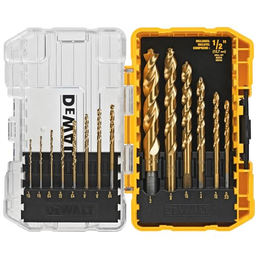 DEWALT DW1354 14-Piece Titanium Drill Bit Set