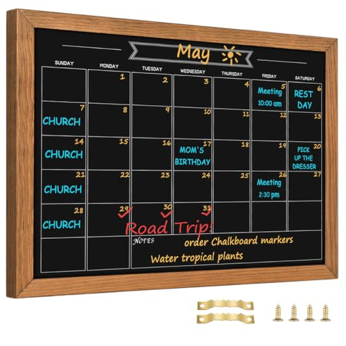 Umtiti Calendar Chalkboard