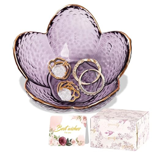 Binoster Glass Jewellery Dish Tray