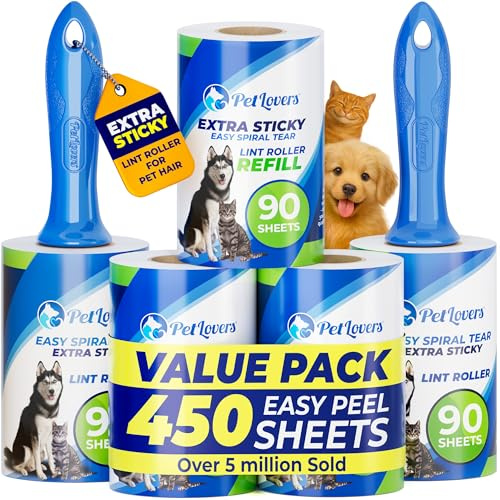 PetLovers Extra Sticky Lint Roller Mega Value Set