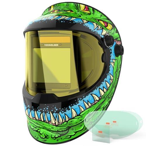 YESWELDER 180 Panoramic View Auto Darkening Welding Helmet