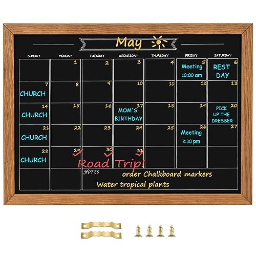 Umtiti Calendar Chalkboard