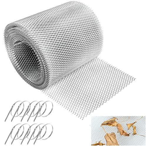 JTOOYS Aluminium Gutter Guard Mesh Roll 12.2 m