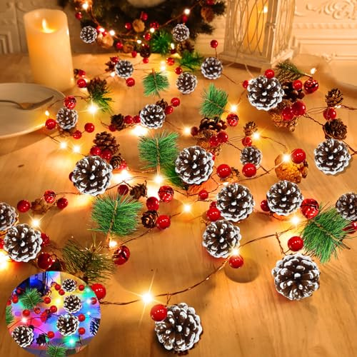Camlinbo 7FT Pre-Lit Christmas Garland